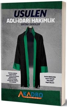 A Kadro Eğitim İdari Yargı Hakimlik Ortak Dersler