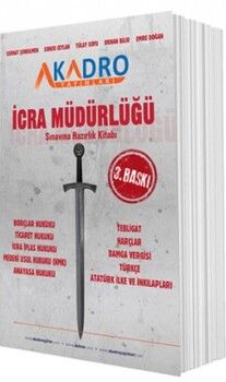 A Kadro Yayınları İcra Müdürlüğü Hazırlık Kitabı