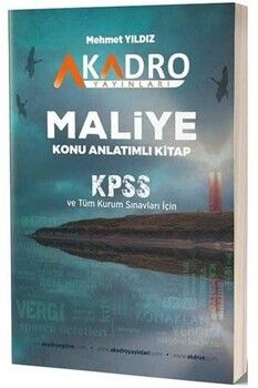 A Kadro Yayınları KPSS A Grubu Maliye Konu Anlatımlı