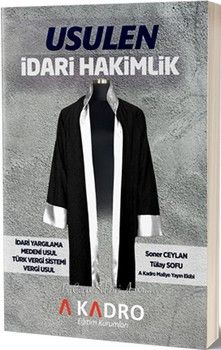 A Kadro Yayınları Usulen İdari Hakimlik