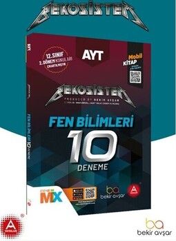 A Yayınları AYT Fen Bilimleri BekoSistem Matmaster 10 lu Deneme