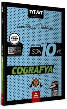 A Yayınları TYT AYT Coğrafya Son 10 Yıl Çıkmış Soru Ve Çözümleri (2012-2021)