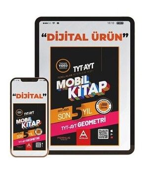 A Yayınları TYT AYT Geometri Son 5 Yıl Çıkmış Soru ve Çözümleri Mobil Kitap