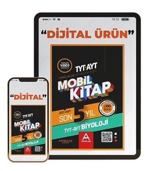 A Yayınları TYT AYT Biyoloji Son 5 Yıl Çıkmış Soru ve Çözümleri Mobil Kitap