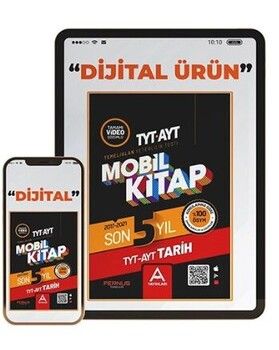 A Yayınları TYT AYT Tarih Son 5 Yıl Çıkmış Soru ve Çözümleri Mobil Kitap