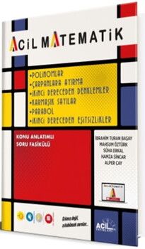 Acil Yayınları Acil Matematik Polinomlar Çarpanlara Ayırma 2. Dereceden Denklemler Karmaşık Sayılar