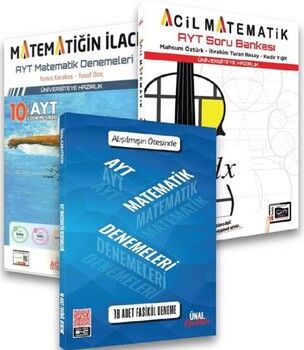 Acil Yayınları AYT Matematik Denemeleri Seti