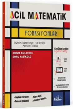 Acil Yayınları TYT Matematik Acil Fonksiyonlar