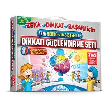 Adeda Yayıncılık Dikkati Güçlendirme Seti 3 Yaş