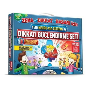 Adeda Yayıncılık Dikkati Güçlendirme Seti 9 Yaş