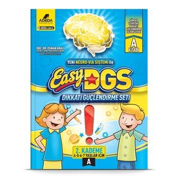 Adeda Yayınları Easy Dikkati Güçlendirme Seti 4 7 Yaş A