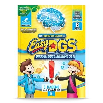 Adeda Yayınları Easy Dikkati Güçlendirme Seti 5 8 Yaş B
