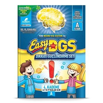 Adeda Yayınları Easy Dikkati Güçlendirme Seti 6 9 Yaş A