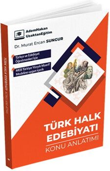 Adem Hakan MEB AGS ÖABT Türk Dili ve Edebiyatı Türk Halk Edebiyatı Konu Anlatımı