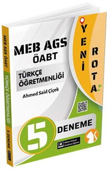 Adem Hakan Uzem 2025 MEB AGS ÖABT Türkçe Öğretmenliği Yeni Rota PDF Çözümlü 5 Deneme