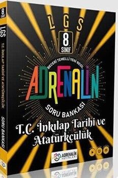 Adrenalin Yayınları 8. Sınıf LGS T.C. İnkılap Tarihi ve Atatürkçülük Soru Bankası 