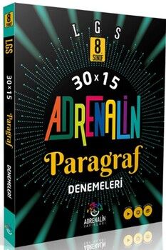 Adrenalin Yayınları 8. Sınıf LGS Paragraf 30 x 15 Deneme
