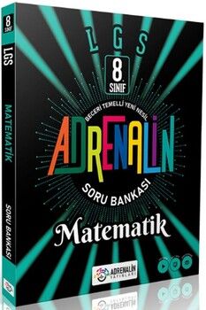 Adrenalin Yayınları 8. Sınıf LGS Matematik Soru Bankası