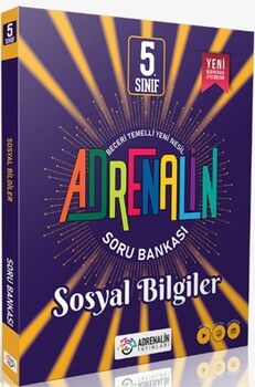 Adrenalin Yayınları 5. Sınıf Sosyal Bilgiler Soru Bankası