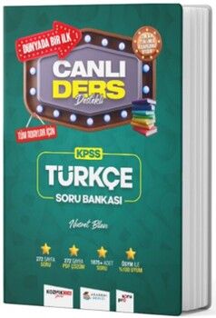 Akademi Denizi 2024 KPSS Türkçe Canlı Ders Destekli Soru Bankası