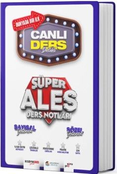  Akademi Denizi ALES Sayısal Sözel Yetenek Süper Video Ders Notları