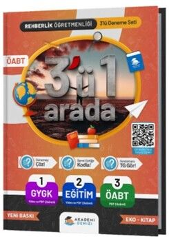 Akademi Denizi ÖABT Rehber Öğretmenliği 3 lü Deneme