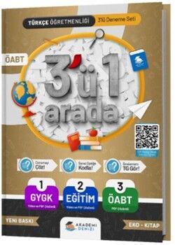 Akademi Denizi ÖABT Türkçe Öğretmenliği 3 lü Deneme