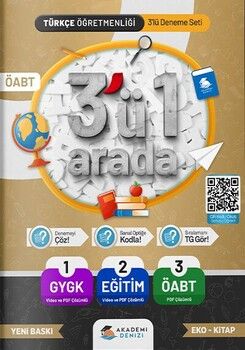 Akademi Denizi ÖABT Türkçe Öğretmenliği 3 lü Deneme