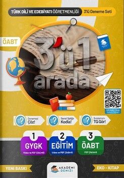 Akademi Denizi ÖABT Türk Dili ve Edebiyatı Öğretmenliği 3 lü Deneme