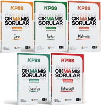  Akademi Denizi KPSS Çıkmamış Sorular Soru Bankası Seti