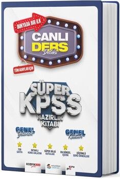 Akademi Denizi KPSS Genel Yetenek Genel Kültür Süper Hazırlık Kitabı