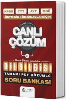 Akademi Denizi TYT AYT ALES KPSS DGS Dil Bilgisi Soru Bankası