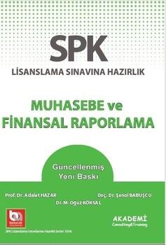 Akademi Eğitim SPK Muhasebe ve Finansal Raporlama Konu