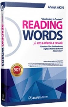 Akın Dil Reading Words for YDS TOEFL IBT IELTS