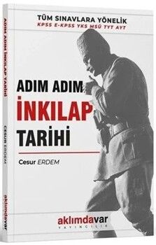 Aklımdavar Yayıncılık KPSS MSÜ YKS TYT AYT Adım Adım İnkılap Tarihi Konu Özetli Soru Bankası