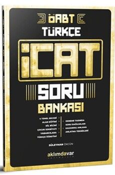 Aklımdavar Yayınları ÖABT Türkçe Öğretmenliği İcat Soru Bankası
