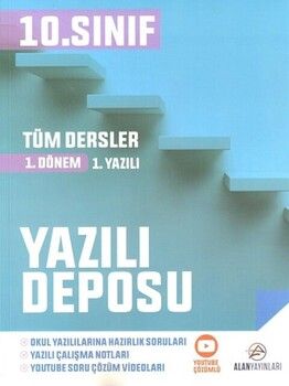 Alan Yayınları 10. Sınıf Tüm Dersler Yazılı Deposu 1. Dönem 1. Yazılı