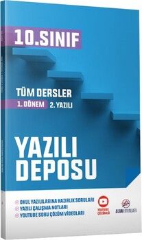 Alan Yayınları 10. Sınıf Tüm Dersler Yazılı Deposu 1. Dönem 2. Yazılı