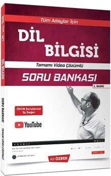 Ali Özbek  KPSS TYT AYT Dil Bilgisi Video Çözümlü Soru Bankası