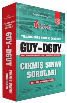 Alican Dovletov GUY DGUY Gelir Uzman Yardımcılığı Çıkmış Sınav Soruları 3. Baskı