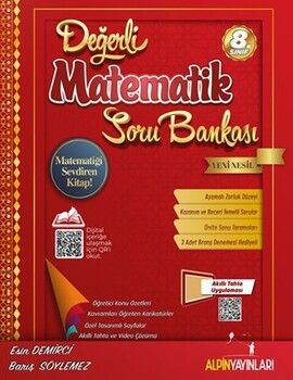 Alpin Yayınları 8. Sınıf Değerli Matematik Soru Bankası