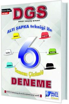 Altı Şapka Yayınları DGS 6 Deneme