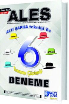 Altı Şapka Yayınları ALES 6 Deneme