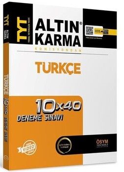 Altın Karma TYT Türkçe 10 x 40 Branş Deneme