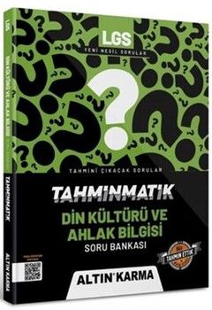 Altın Karma Yayınları 8. Sınıf LGS Din Kültürü ve Ahlak Bilgisi Tahminmatik Soru Bankası