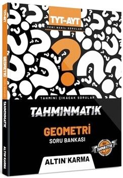 Altın Karma Yayınları TYT AYT Geometri Tahminmatik Soru Bankası