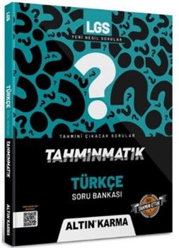 Altın Karma Yayınları 8. Sınıf LGS Türkçe Tahminmatik Soru Bankası