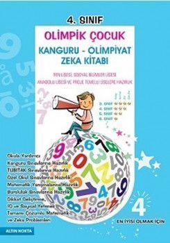  Altın Nokta Yayınları 4. Sınıf Olimpik Çocuk Bilsem Kanguru Olimpiyat Zeka Kitabı