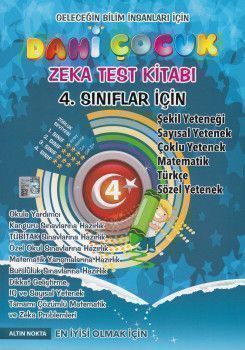 Altın Nokta Yayınları 4. Sınıf Dahi Çocuk Zeka Test Kitabı