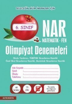 Altın Nokta Yayınları 6. Sınıf Nar Matematik - Fen Olimpiyat Denemeleri